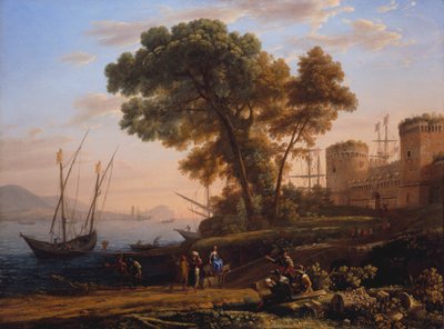 Ein Künstler, der die Natur studiert von Claude Lorrain